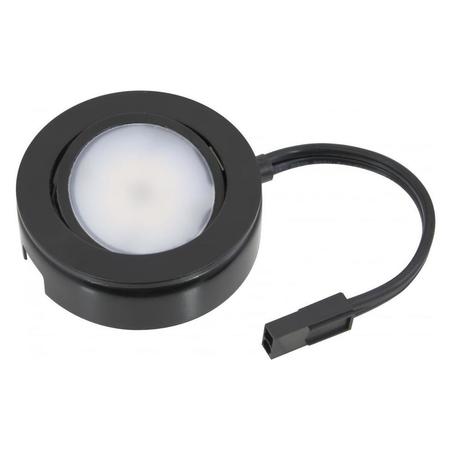 AMERICAN LIGHTING Mvp Led Puck Lght 120 V 4.3 Watts 200 Lumens Blk Single Puck Kit Wit MVP-1-BK